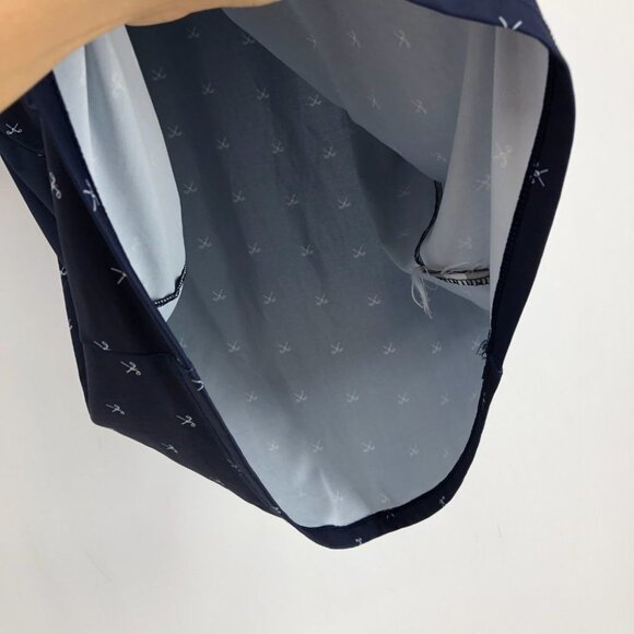 KJUS Navy Men's Golfer Polo in Atlanta Blue/White size 48 S - Picture 8 of 15